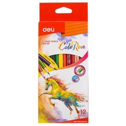 Цветни моливи Deli Colorun 12 цв.4584