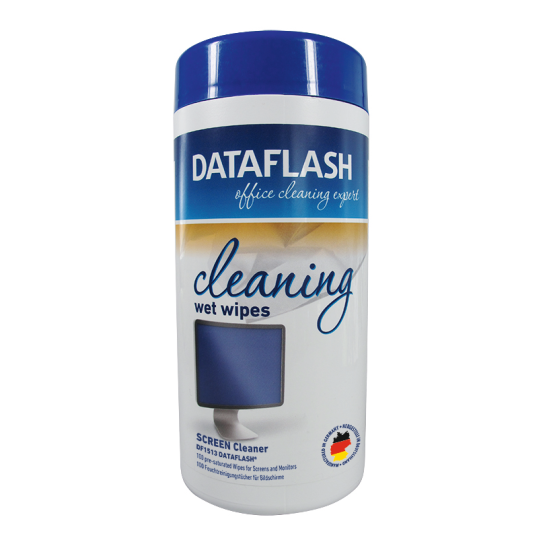 Почистващи мокри кърпи за екрани и офис техника DАТАFLASH .3659