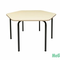 Маса модулна шестоъгълна 93Х83Х46 Н=76 см. .0