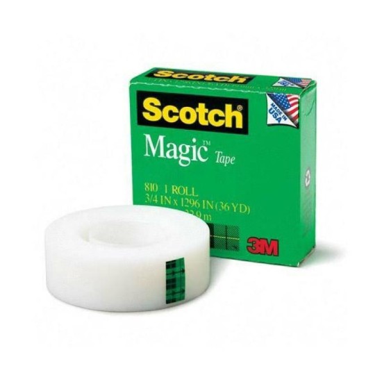 Невидима  лепяща лента Scotch Magic Tape 3М 810  .121202