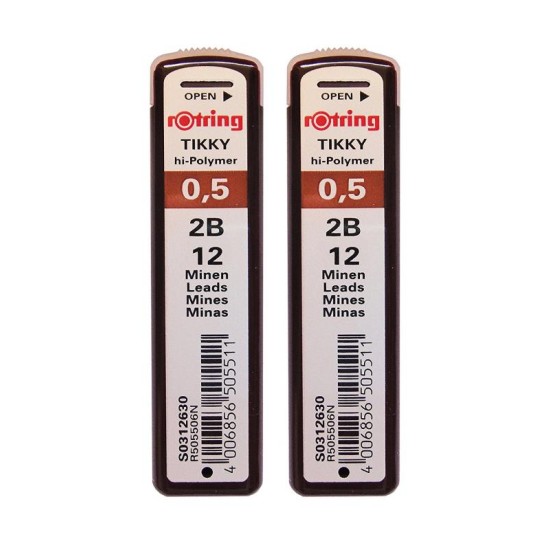 Графити ROTRING 0,5mm 2B .5015