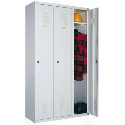 Метален гардероб трикрилен SUM 330 W  .182