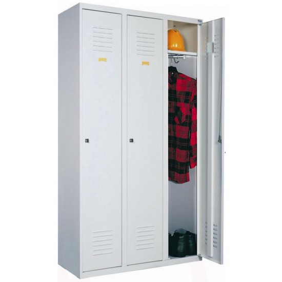 Метален гардероб трикрилен SUM 330 W  .182